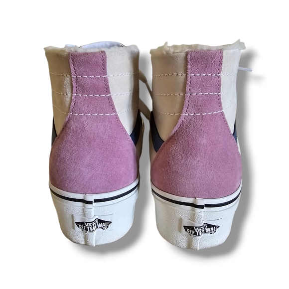 Like New‼️VANS SK8-HI Tapered Stackform Sherpa Multicolor Suede Sneakers… - Picture 5 of 16